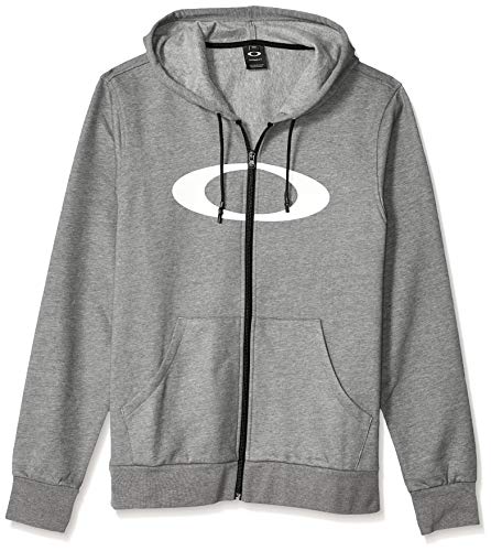 Oakley Men's Ellipse Fz Hoodie, Athletic Heather Grey, L