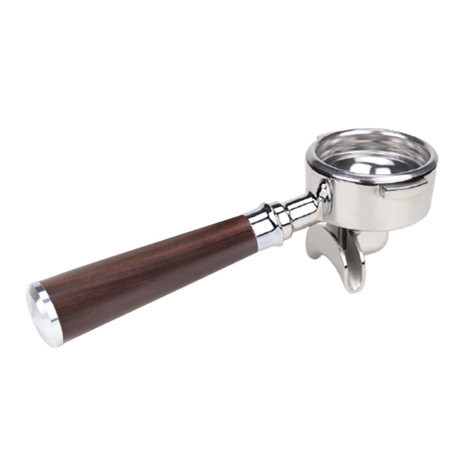 Mango de máquina de café de acero inoxidable de 58 mm, diseño desmontable, fácil de limpiar y usar, mango de máquina de café espresso