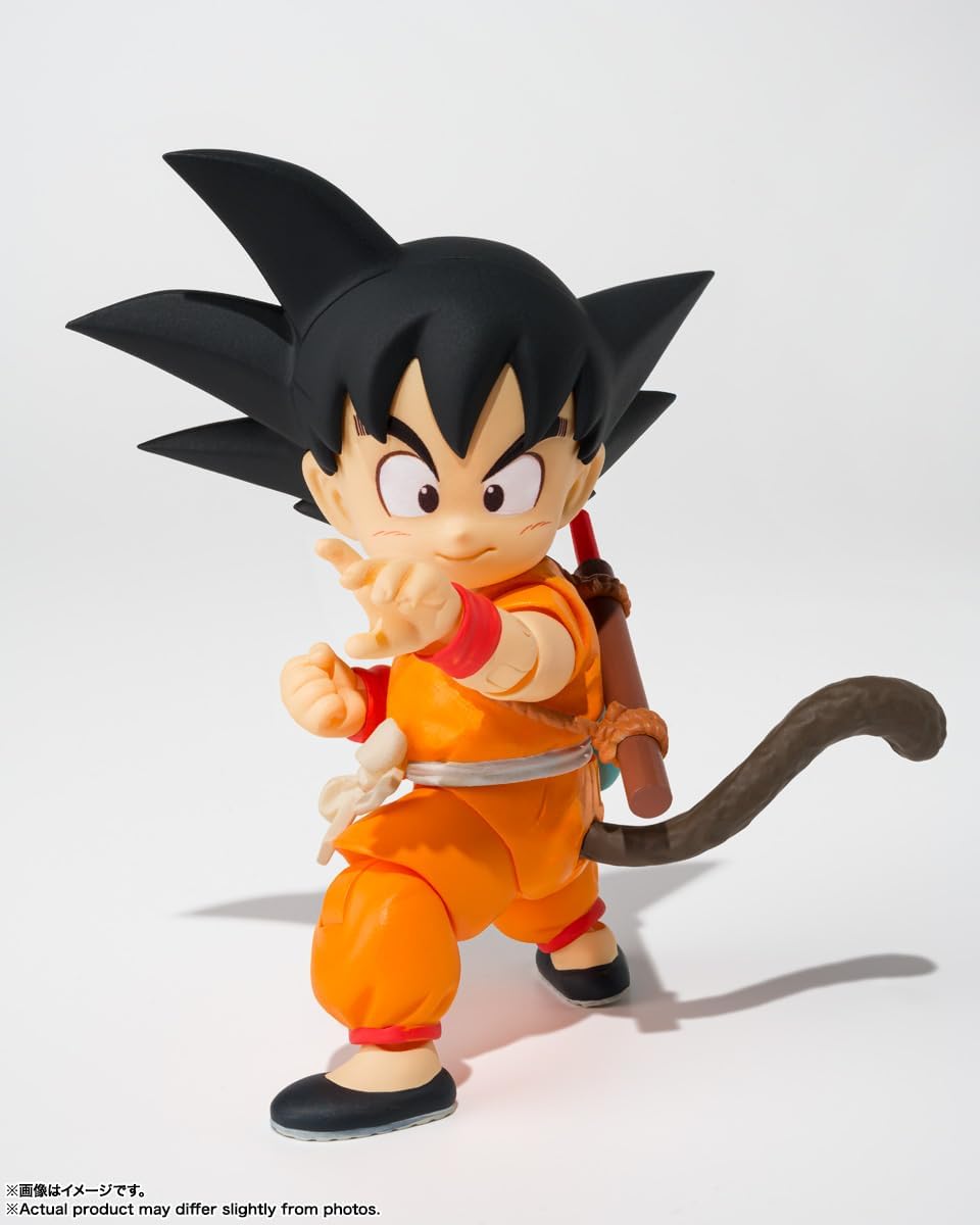 TAMASHII NATIONS S.H.Figuarts Son Goku & Dragon - 40th Anniversary Edition - PVC & ABS, Approximately 75mm, Painted Figure