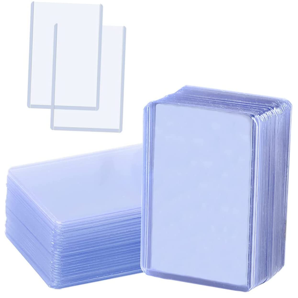 Kisangel 100stücke Transparente Spielkartenhüllen Kratzfest Schutzhüllen Für Sammelkarten Aus Hochwertigem Pvc-material