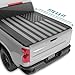 American Flag Truck Tonneau Cover for Chevy Silverado 1500 / GMC Sierra 1500 2019-2025 with 5.8 ft Bed Length, All-Weather Soft Roll Truck Bed Cover for Truck Black/Gray Flag