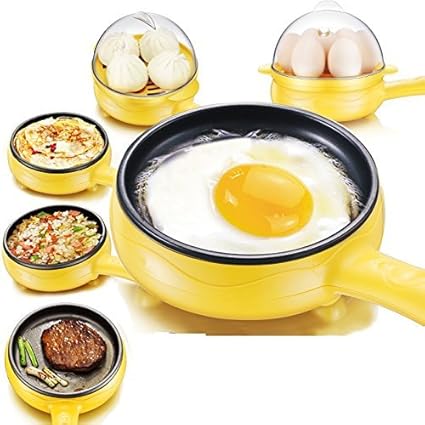 JAPP ABS 2-in-1 Egg Cooker Boiler Steamer with Tray (Colour May Vary)