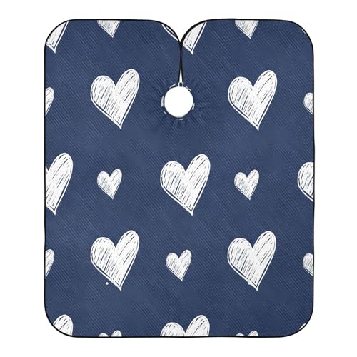 Capa para cortar cabello impermeable con cierre ajustable miniatura 2