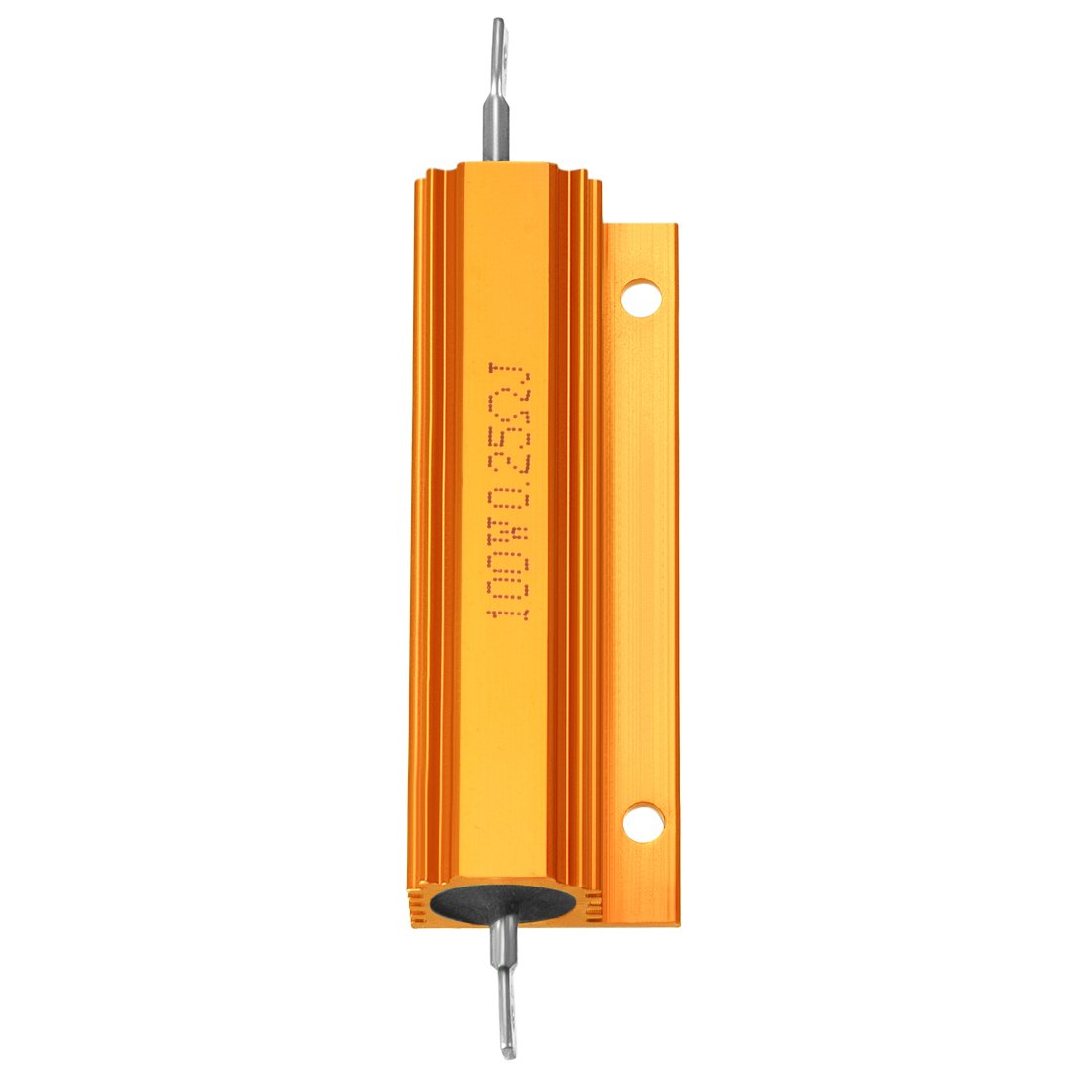 5W 10W 25W 50W 100W Aluminium-Leistungsmetallgehäuse-Drahtwiderstand RX24 0,1R~10K 1 2 3 5 6 8 10 20 1K 10K Ohm Goldwiderstand (Size : 5W 6.8R