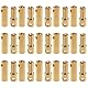 GTIWUNG 15 Paar 5.5mm Vergoldete Bananenstecker Motor Elektronische Stecker, RC Brushless Motor ESC vergoldete Bananenstecker Kugelstecker (15Pcs 5.5mm Männlicher Stecker+15Pcs 5.5mm Buchse Stecker)