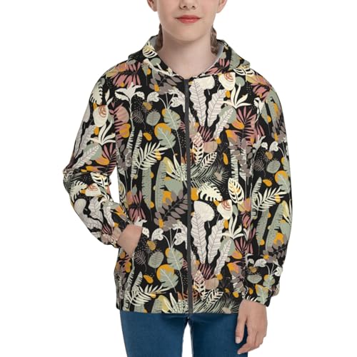 Grass Kid Hoodies Boys Zip Up Sweatshirts Girls Pullover with Pocket3