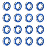 Skweawert MR126-2RS 20 PCS Deep Groove Ball Bearing 6×12×4mm Double Blue Rubber Sealed Ball Bearing Chrome Steel P0 Z2 Bearing for Industrial Machine,Power Tools