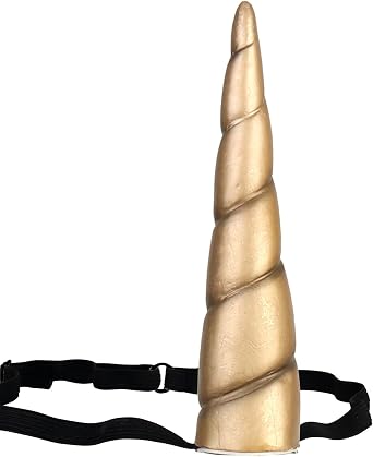 HOTTERCOS Unicorn Horn Headband with Adjustable Elastic for Halloween Birthday Costumes Hair Accessories