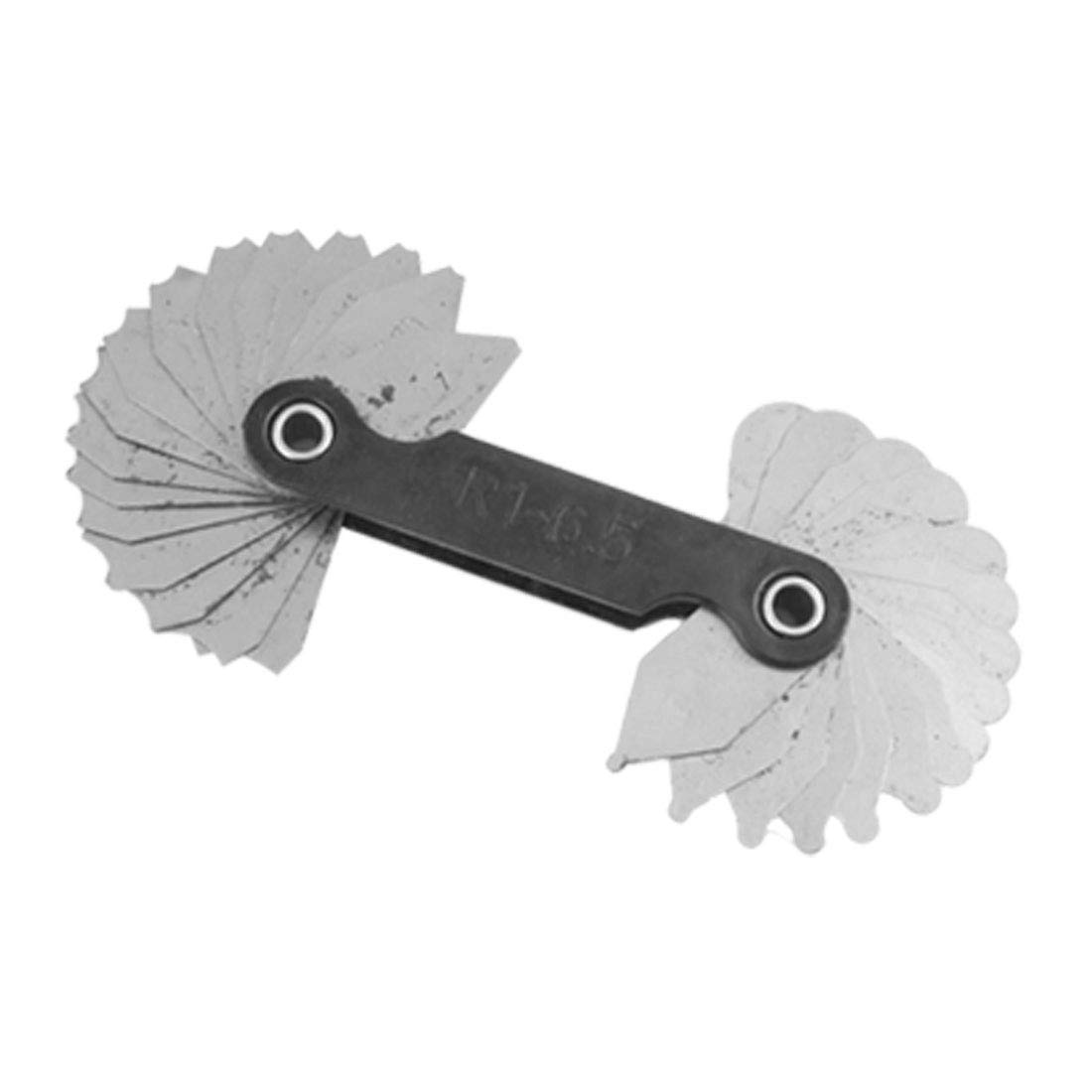 Aexit Concave Convex 32 Blades R1-6.5mm Radius Gauge Measure Tool (d1809f1021fb15715c114275719fa626)