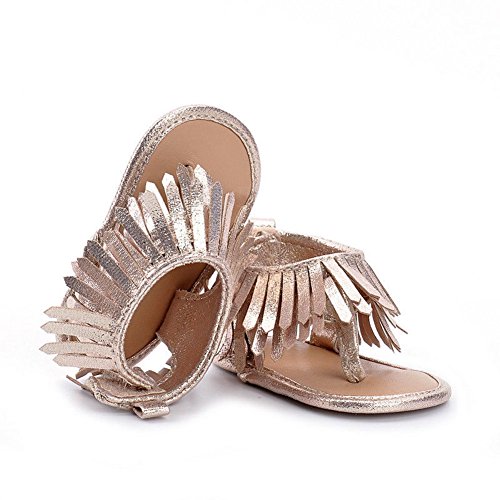 Infant Newborn Baby Girl Summer Anti-Slip Soft Sole Crib Shoes Tassel Moccasin Sandal3