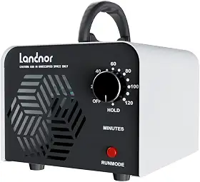 Gerador de ozônio 90.000 mg/h, desodorizador de purificador de ar de ozônio para áreas de 6.000 metros quadrados, remoção eficiente de odores para casa, porão, fumaça, quarto de animais de estimação