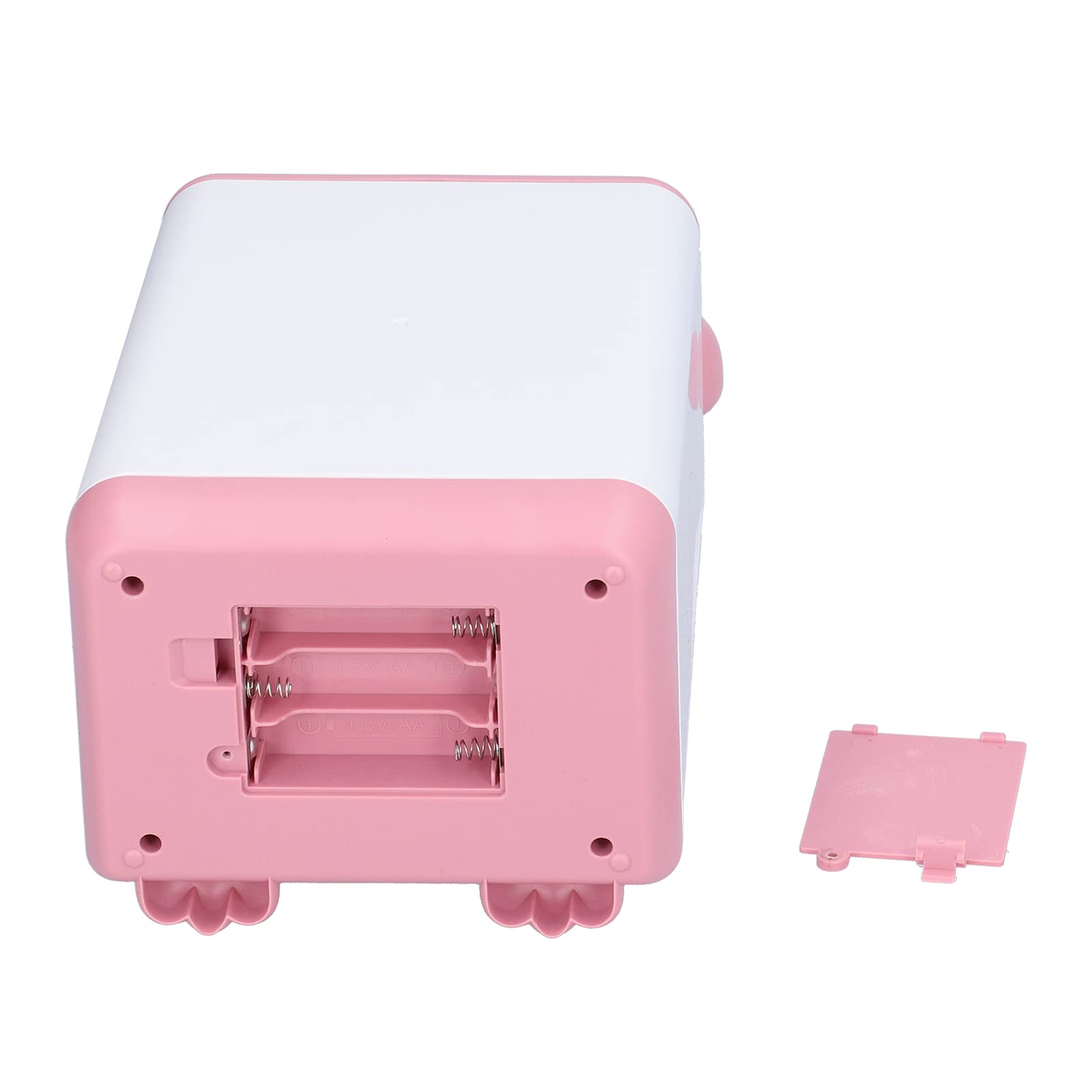 Banques d'argent de Verrouillage de Code D'empreintes Digitales Électroniques pour Enfants, Mini ATM Auto Scroll Paper Money Tirelire en Un Clic Machine à Raconter des Histoires avec Lumière Musicale