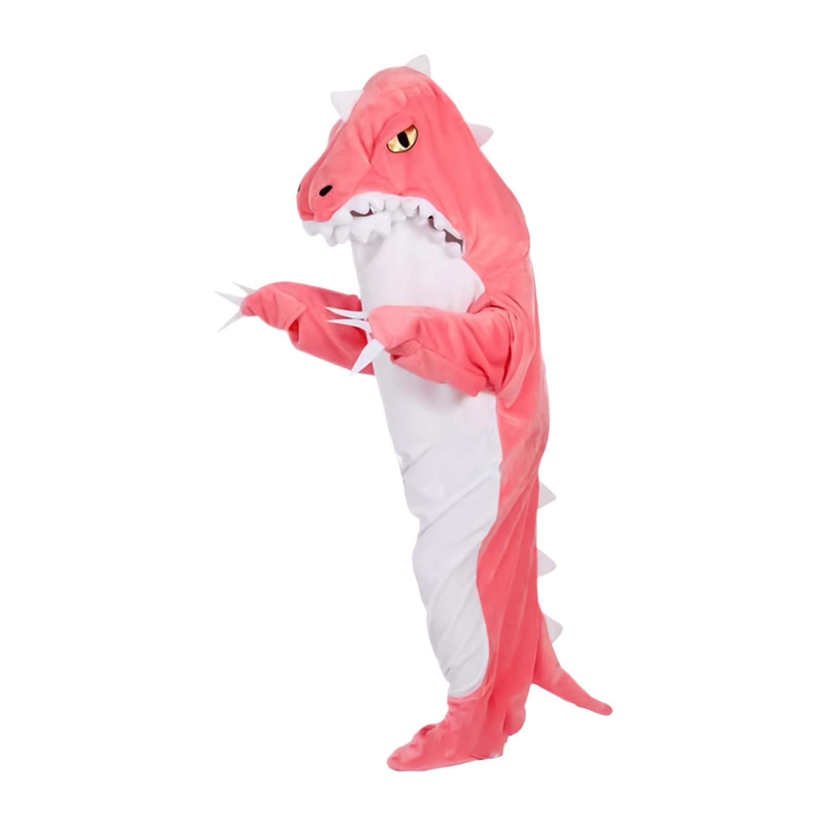Dinosaurier-Kostüm für Erwachsene Weich Flanell Nachtwäsche