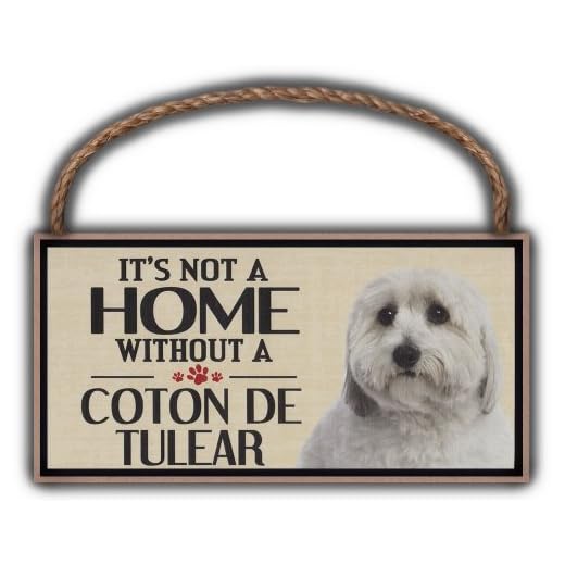 Imagine This Wood Sign for Coton De Tulear Dog Breeds