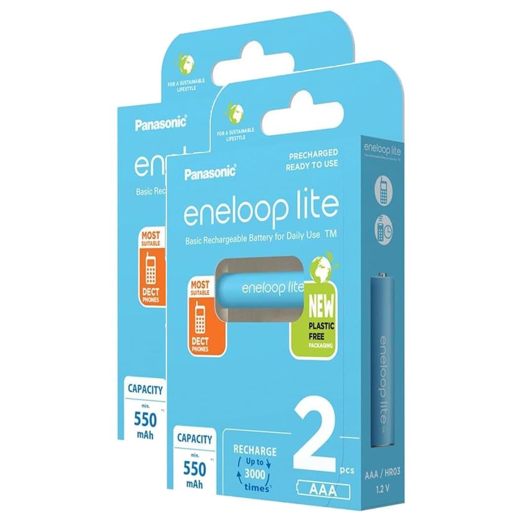 Panasonic eneloop HR03 Pile rechargeable LR3 (AAA) NiMH 800 mAh 1.2 V pas cher