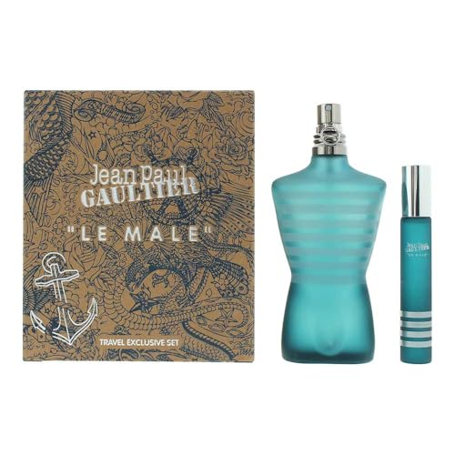 Lista de Le Male de Jean Paul Gaultier los mejores 5. 47 Le Male by Jean Paul Gaultier for Men - 2 Pc Gift Set 4.2oz EDT Spray, 0.68oz EDT Spray