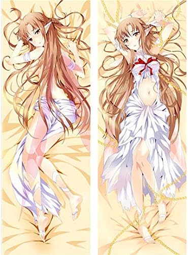 Amazon Skwingt ソードアート オンライン Y Kiアスナ 結城アスナアニメ抱き枕カバー ボディ枕カバー 両面柄ピーチスキン 2重量ピローケース オタクとアニメファンのお気に入りクッションカバーを投げます Color Upgraded 2wt Size 160 X 50cm 枕カバー