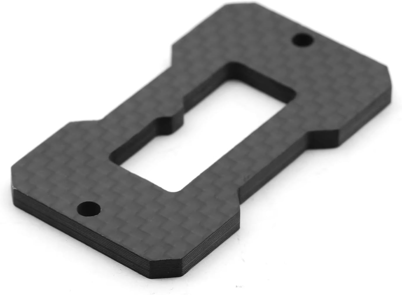 タミヤ用RCアップグレードアクセサリ TT-02 1/10用 カーボンファイバーサーボマウント Fxed 補強プレート ラジコンカー