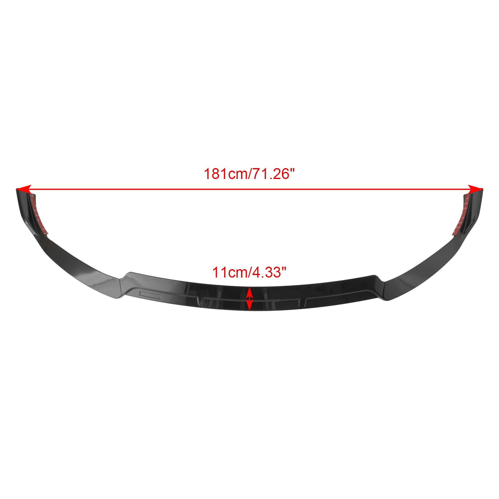 Front Splitter Lip Fit für Mercedes Fit für Benz C-Class W205 C205 2019-2021 Brabus Style