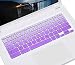 Produktbild CASEDAO Tastaturschutz für ASUS 12,5 Zoll Flip Chromebook C302CA-DH54 C302CA-DHM4 / ASUS Chromebook C423NA 14 Zoll/ASUS Chromebook C523NA 15,6 Zoll/ASUS Chromebook Keyboard Gradual Purple