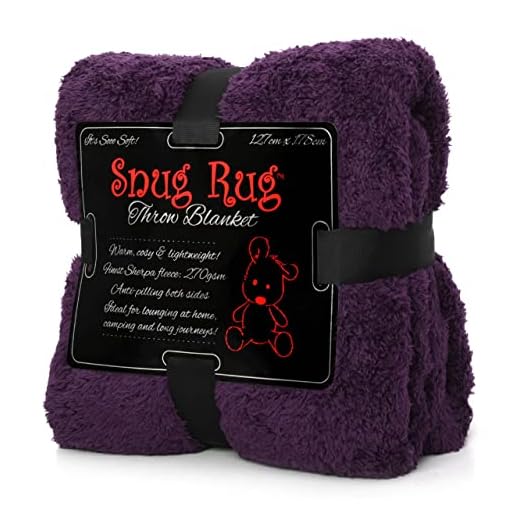Snug Rug Specialutgåva filtar lyxig sherpa fleece 127 x 178 cm (50 x 70 tum) överkast filt
