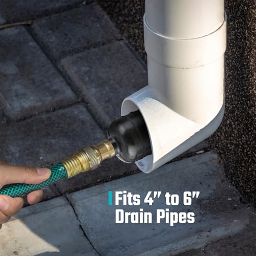 DURATECH Drain Bladder, Large Drain Cleaning Bladder, Fits 4" to 6" Drain Pipes, Unclogs Stubborn Blockages in Kitchen Sinks, bathtubs, Showers, and Main drains by DURATECH - Image 4