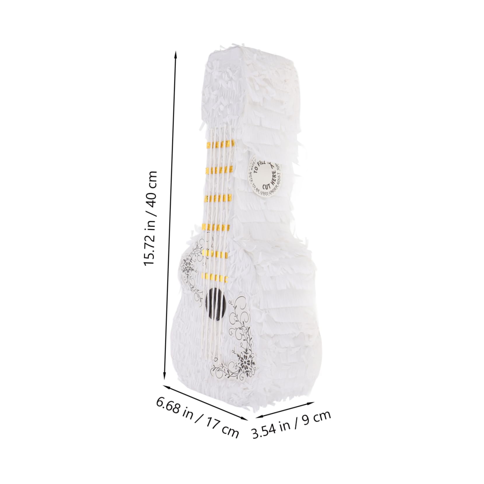 ERINGOGO Violin for Birthday Parties Creative Candy-filled Decoration with Stick Blindfold Versatile for Boys Girls Men Women for Themed Events and Celebrations