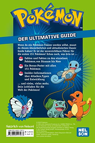 2. Bild von Pokémon Handbuch: Der ultimative Guide: Das offizielle Nachschlagewerk zu den ersten 151 Pokémon | Mit coolem Poster