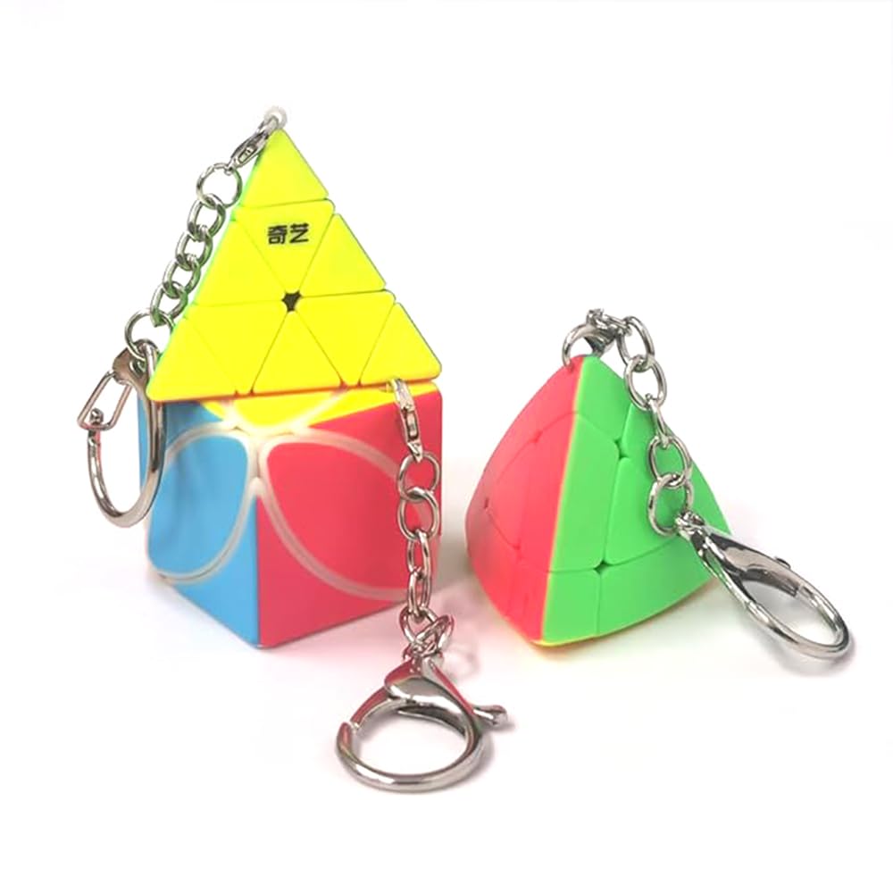 Amazon.com: UMESCENE Mini Key Chain Cube Puzzle, Speed Cube Set