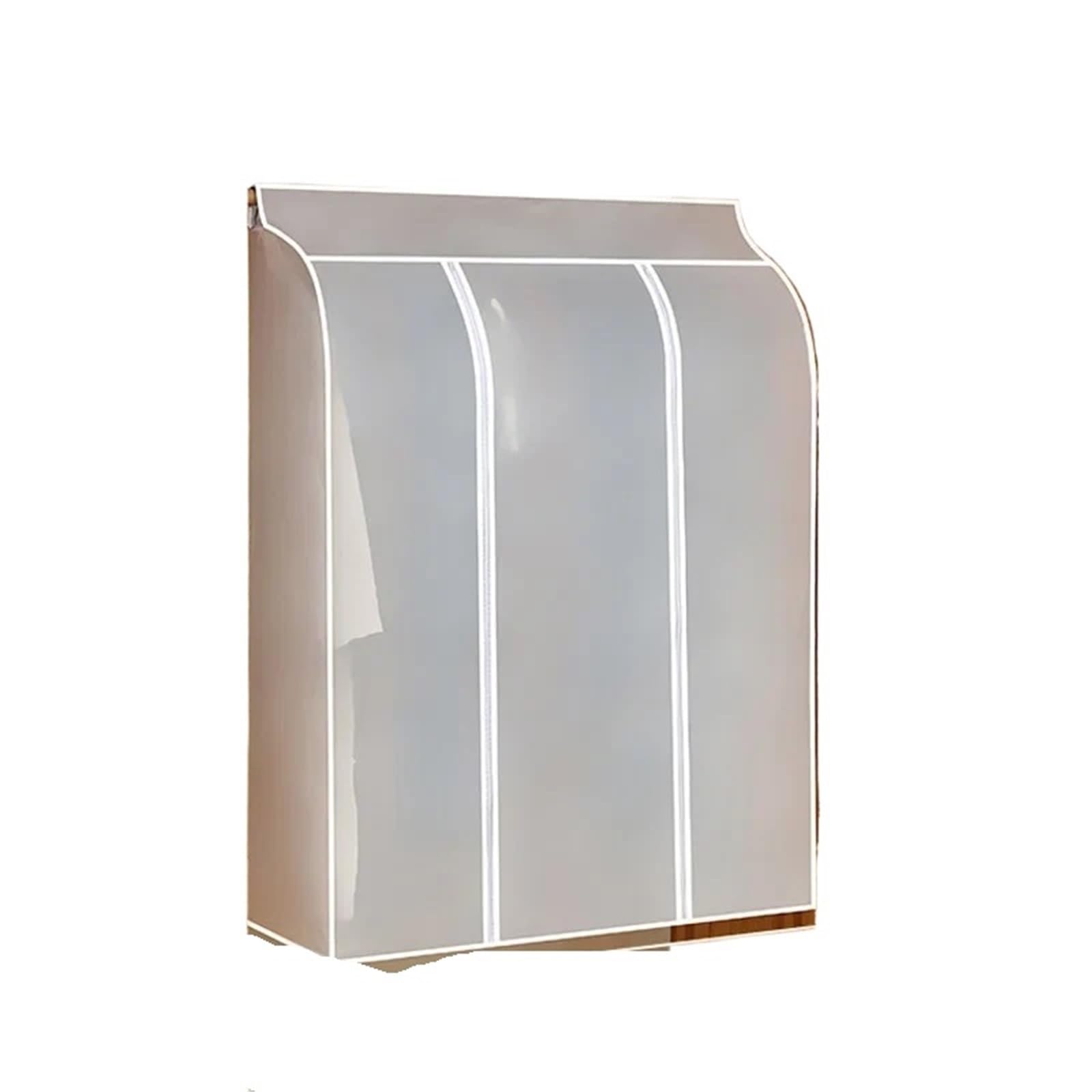 Clothes Rail Cover Clothing Dust Cover Transparent Dress Clothes Garment Hanging Organizer Dustproof Wardrobe Storage(50x100x120cm)