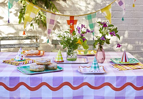Vaisselle en papier recyclable Talking Tables gobelets vichy
