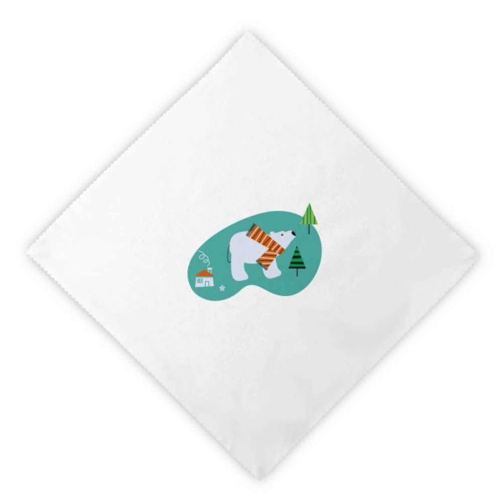Servilletas de tela lavables de oso para reducir el papel en tus comidas