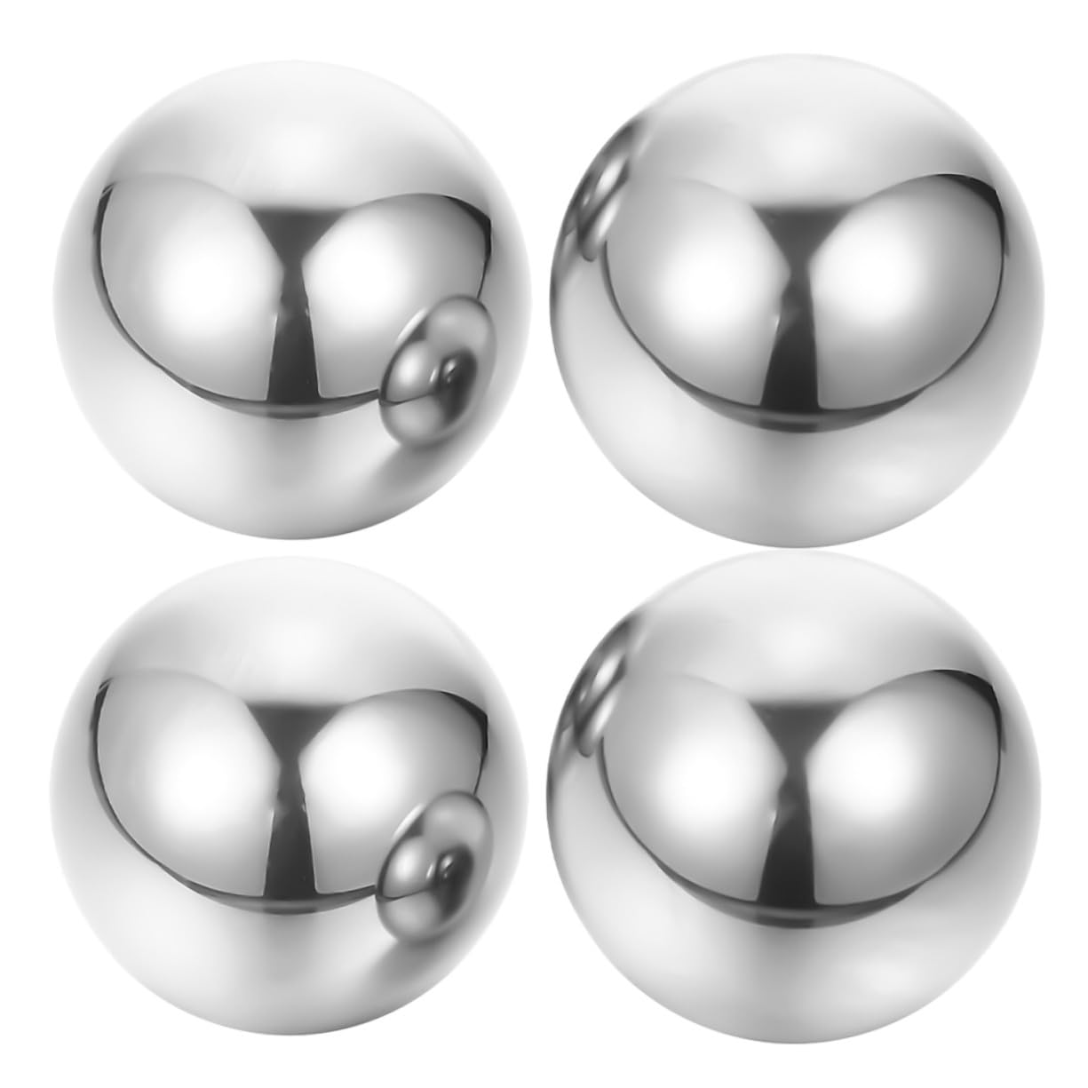 Balones de Masaje de Acero Inoxidable para Ejercicio de Mano, 2 Pares