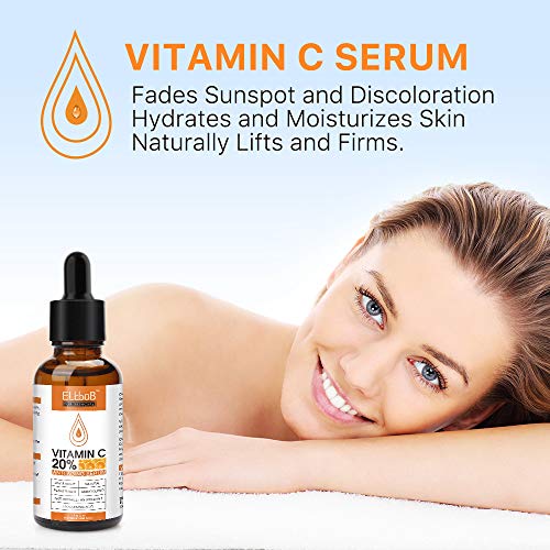 Anti Aging Vitamin C and Hyaluronic Acid Serum Set for Youthful Skin