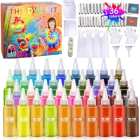 AOUVT 36-Colour Batik Dye Set for DIY Projects Cover