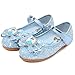 AIYIMEI Mädchen Prinzessin Schuhe Kinder Sandalen Partei Glitzer Kristall Schuhe Kostüm Zubehör Karneval Verkleidung Party Aufführung Fasching Tanzball,Blau,28 EU