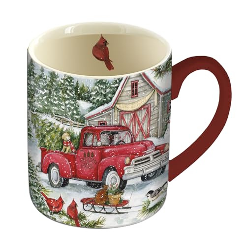 Lang Holiday Truck Taza de Café miniatura 1