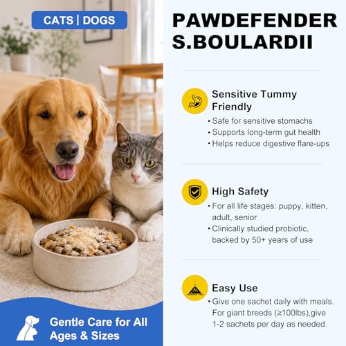 Probiotics for Dogs & Cats,Cat Dog Probiotics for Digestive Health 7 Packs - Image 4