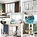 Laneetal Cortinas Dormitorio Moderno Opacas Aislantes luz Suaves(2 Piezas) Evitar Rayos UV...