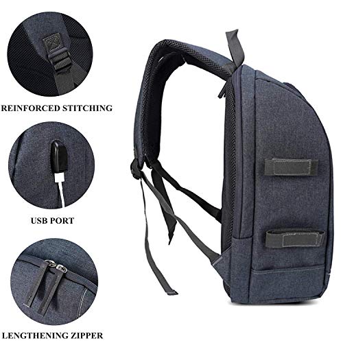 Selighting DSLR Kamerarucksack Fotorucksack Rucksack Kamera wasserdichte Kameratasche fur Canon Nikon Sony mit… – Bild 7