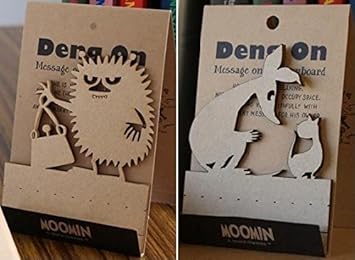 Amazon ムーミン Deng On キーボードのすき間に立てる伝言メモ 枚綴 2種組 スニフ スティンキー 付箋 文房具 オフィス用品