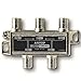 ANTOP ANTENNA 43222-31244 Coaxial Cable Splitter for Satellite TV Antenna Signals 2GHz- 5-2050MHz (4-Way)