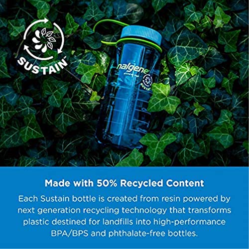 Image of Nalgene 32 oz Wide Mouth Water Bottle | BPA-Free, Durable & Leak Proof, Lightweight Bottle for Hiking & Gym, Work & Travel