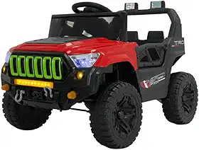 Bang Toys Carro Elétrico Infantil Jipe Titan XR 12v Vermelho
