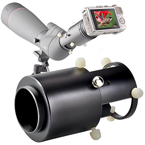 Landove Spotting Scope Camera Adapter-For DSLR Camera Connect to Spotting Scope with Eyepiece 1.54"-1.89" (39mm to 48mm)-Allow Your Scope a Long Range Telephoto Zoom Lens
