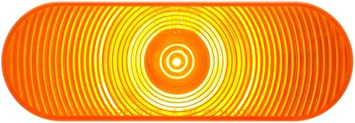 Optronics One L.e.d. 6" Oval Trailer Tail Light (Stl002Ab) Amber - Single #TOP27