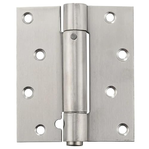 Door Hinges Door Hinges, 2 Pack 4 Inch Heavy Duty Square Stainless Steel Mortise Spring Hardware