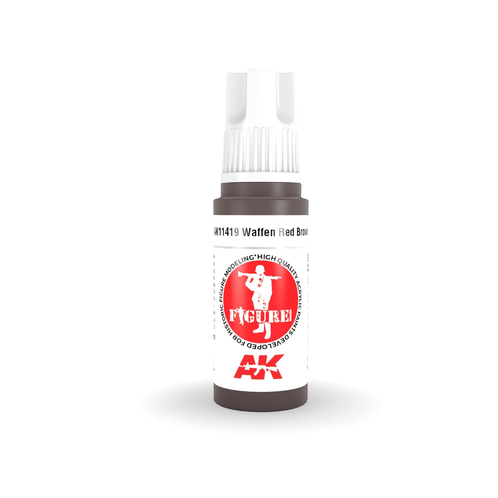 Ak Interactive Red Ak Acrylics 3Gen Figure Ak11419 Waffen Brown (17Ml)
