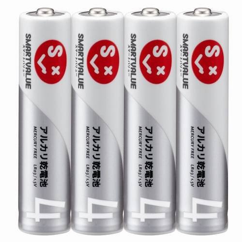 ジョインテックス アルカリ乾電池 単4×200本 N124J-4P-50 【北海道・沖縄・離島配送不可】 Amazon.co.jp: PLUS(プラス) [366084] アルカリ乾電池 単4×200本 N124J