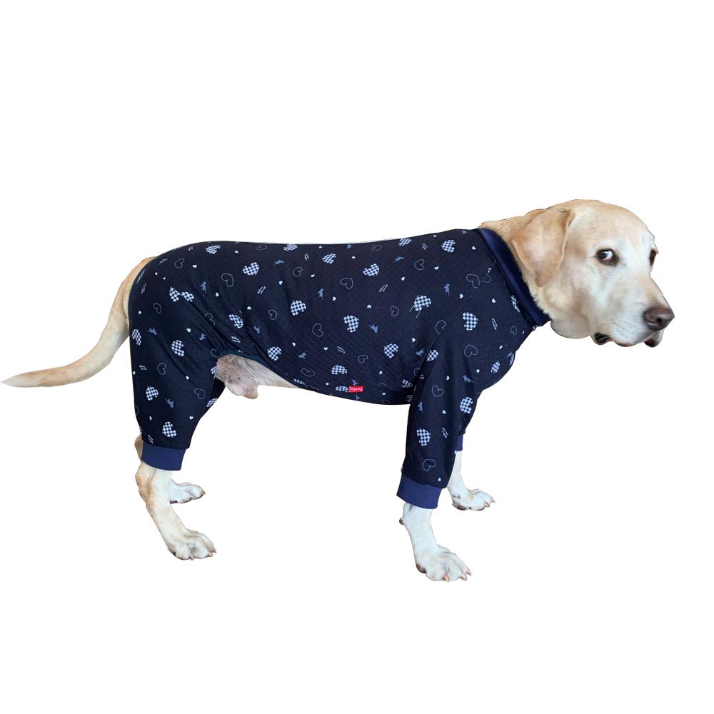 BT Bear - Ropa para perro grande, otoño, invierno, cálida, para mascotas, protege las articulaciones, antipelo, pijama de cuatro patas para perro para labrador Golden Retriever Samoyed